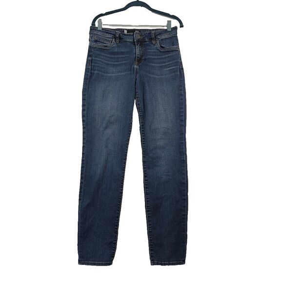 KUT From The Kloth Diana Skinny Jeans Women's Size 8  Blue Stretch - Picture 1 of 9